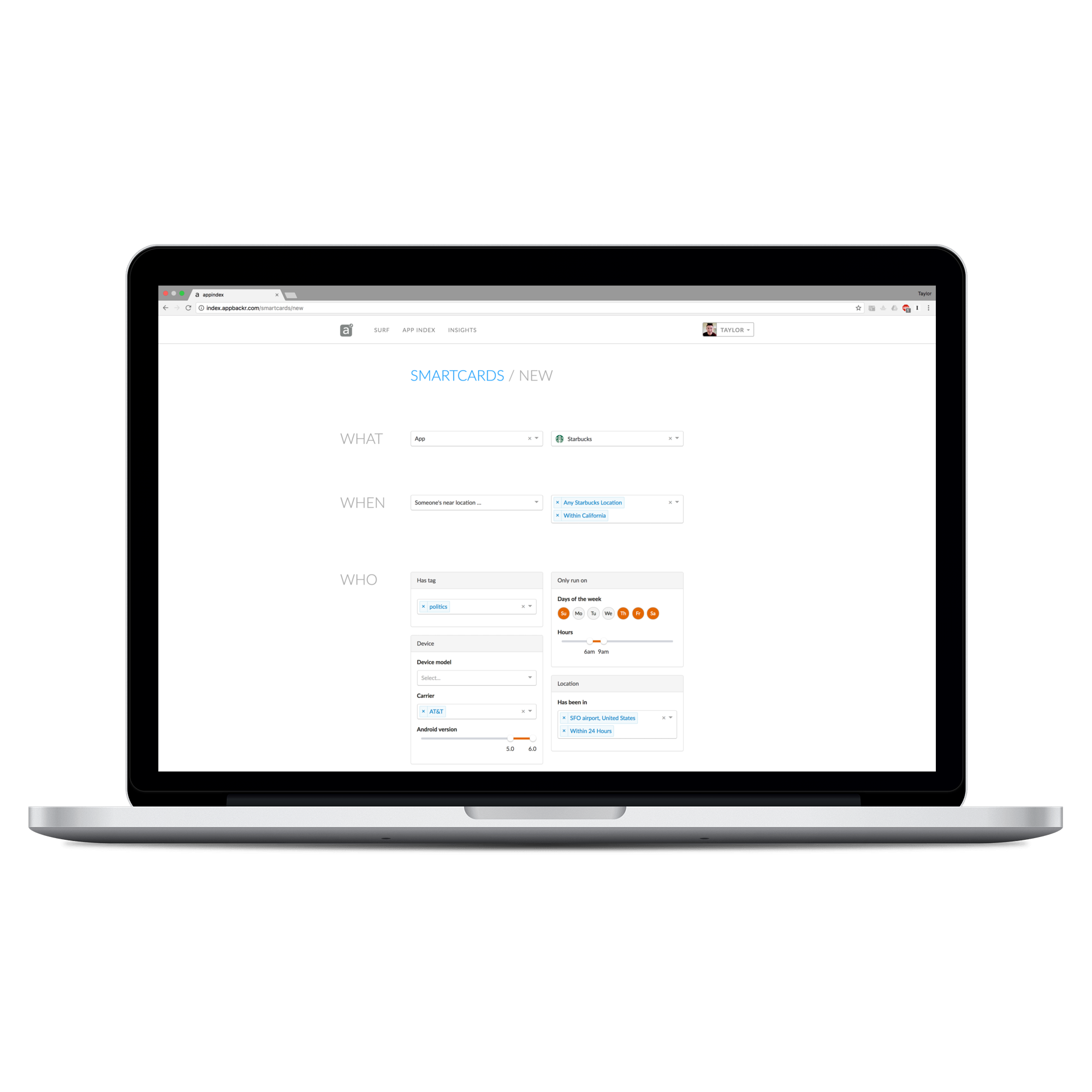Surf SmartCard Builder